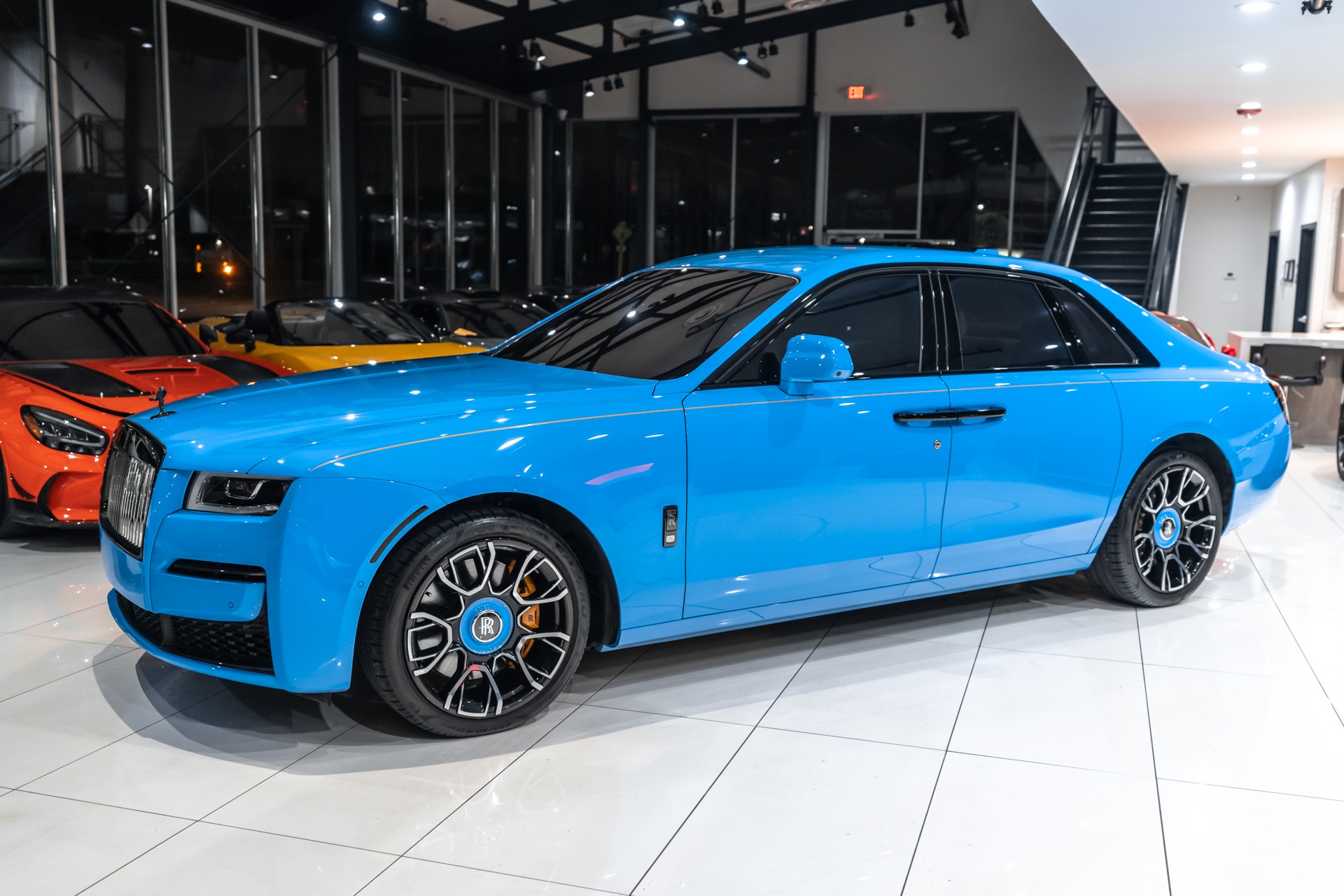 Used 2022 Rolls-Royce Ghost Black Badge Galileo Blue! Bespoke